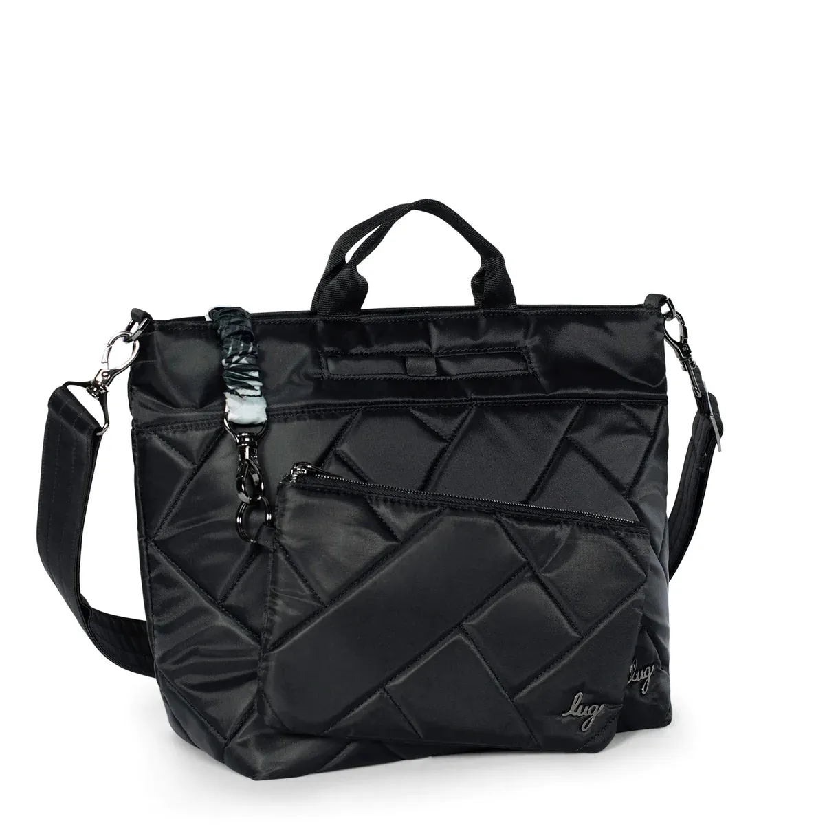 LUG Tenor 2pc Crossbody Bag in Midnight Black