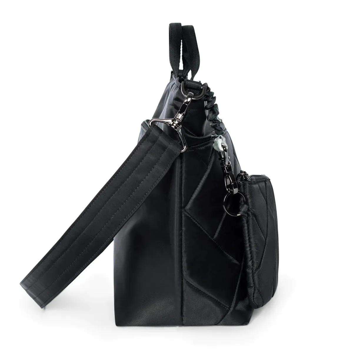 LUG Tenor 2pc Crossbody Bag in Midnight Black