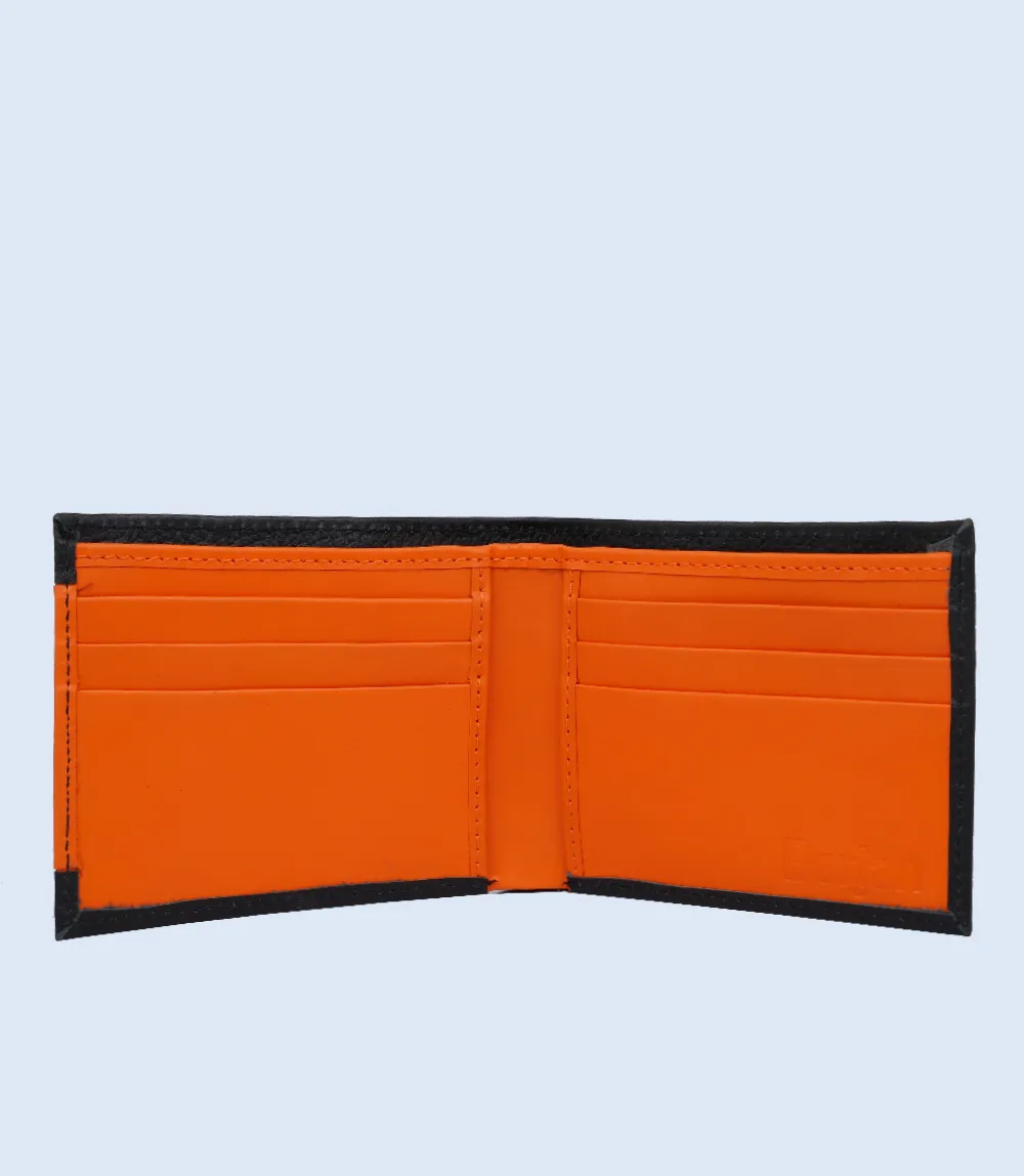 MA1360-BLACK-ORNG-Men Wallet