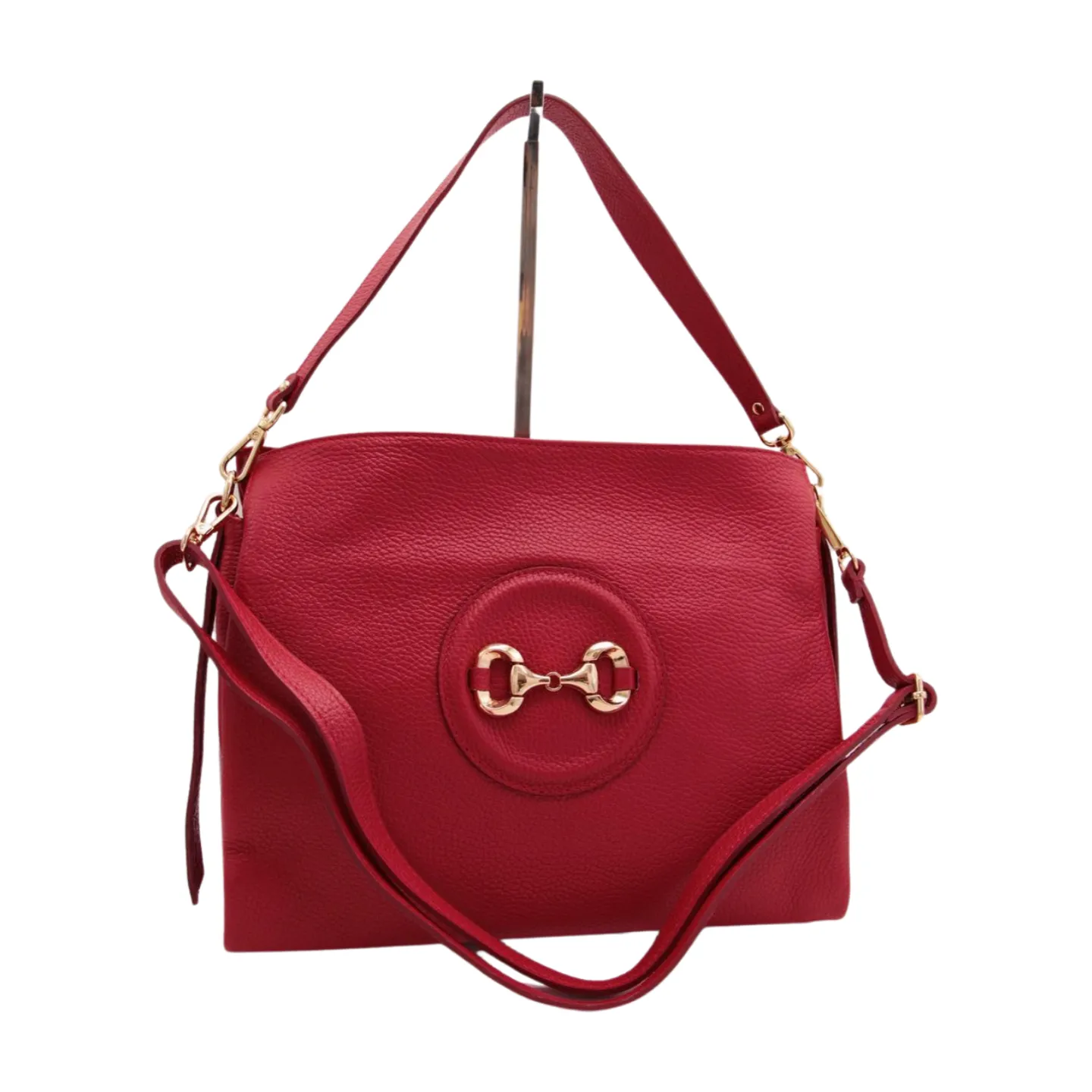 MARCO MOREO  Red Leather Shoulder  Bag