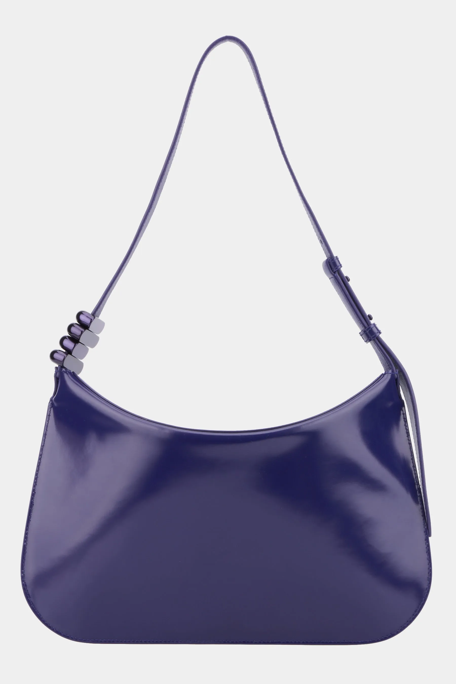 Metal Loop Flap Shoulder Bag