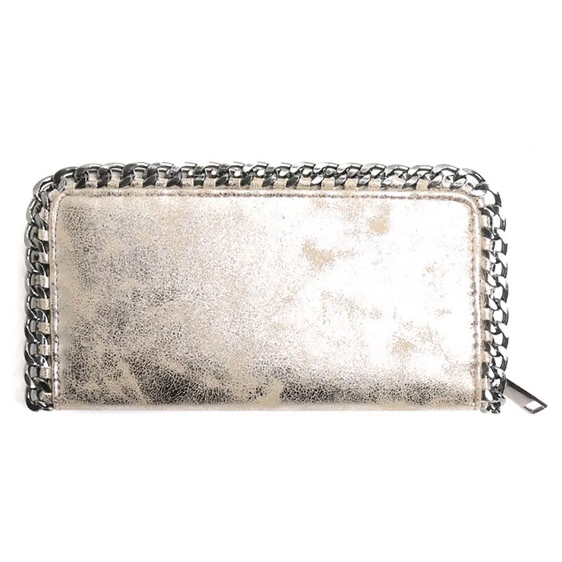 Mirth Metallic Gold Wallet