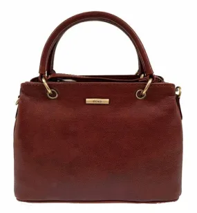 Nova 6145 Leather Ring Handle Handbag