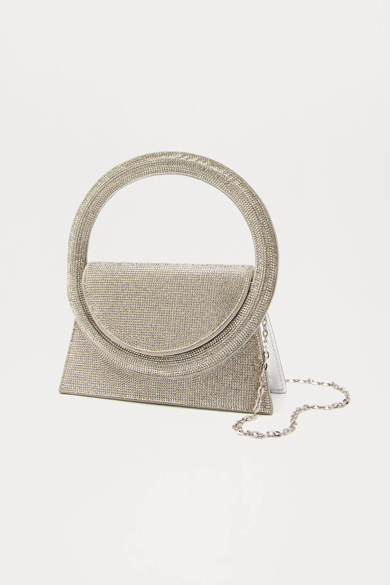 Prom Night Handbag - Silver