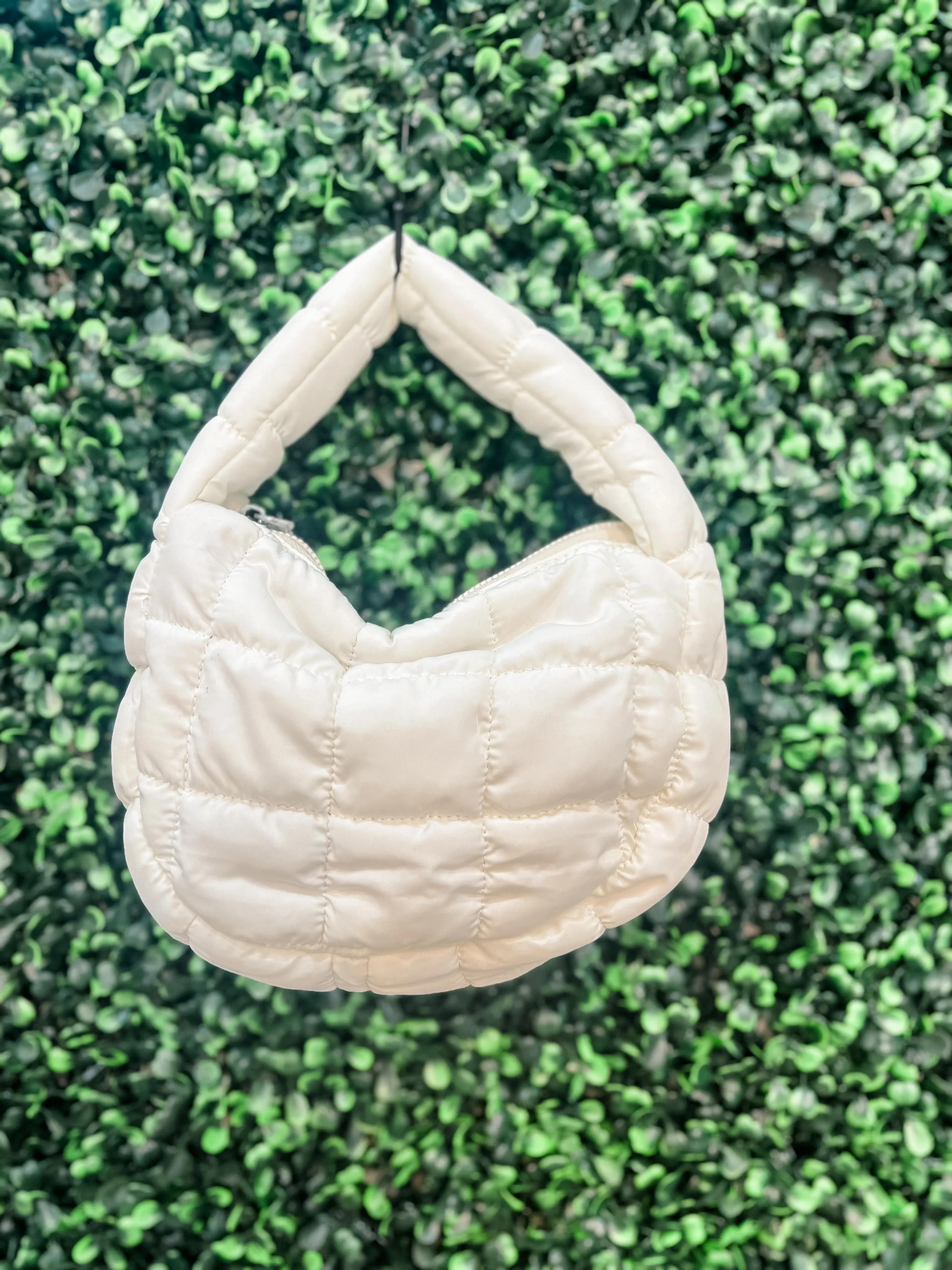 QUILTED MICRO PUFFY HANDBAG