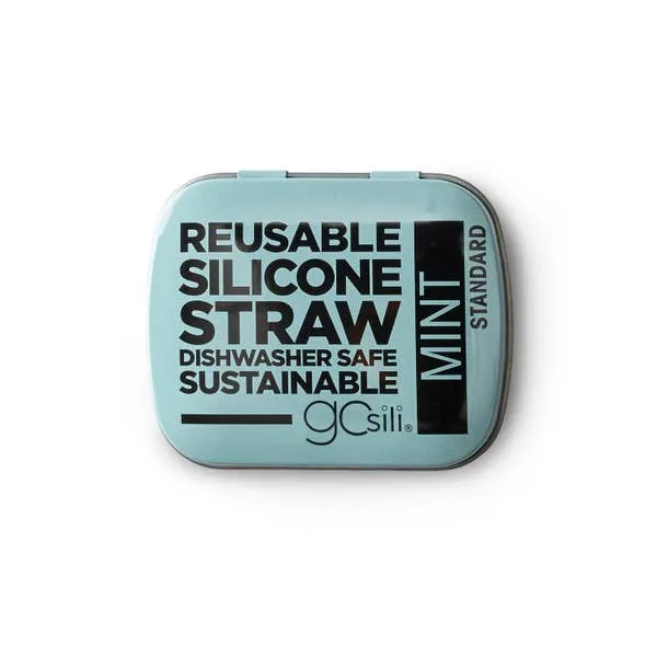 Reusable Silicon Straw   Tin