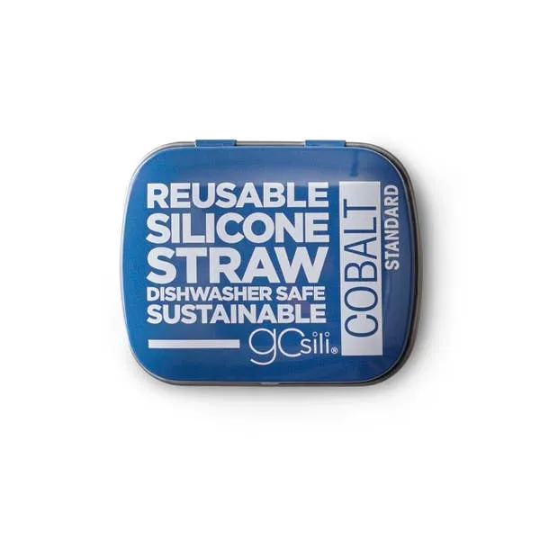 Reusable Silicon Straw   Tin