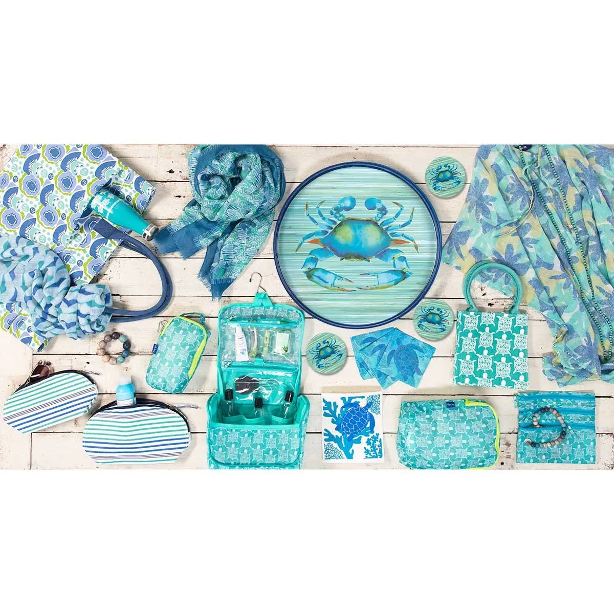 Sea Turtle Hanging Toiletry Bag