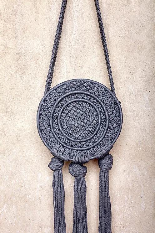 Sethekele Circular Crossbody Handbag