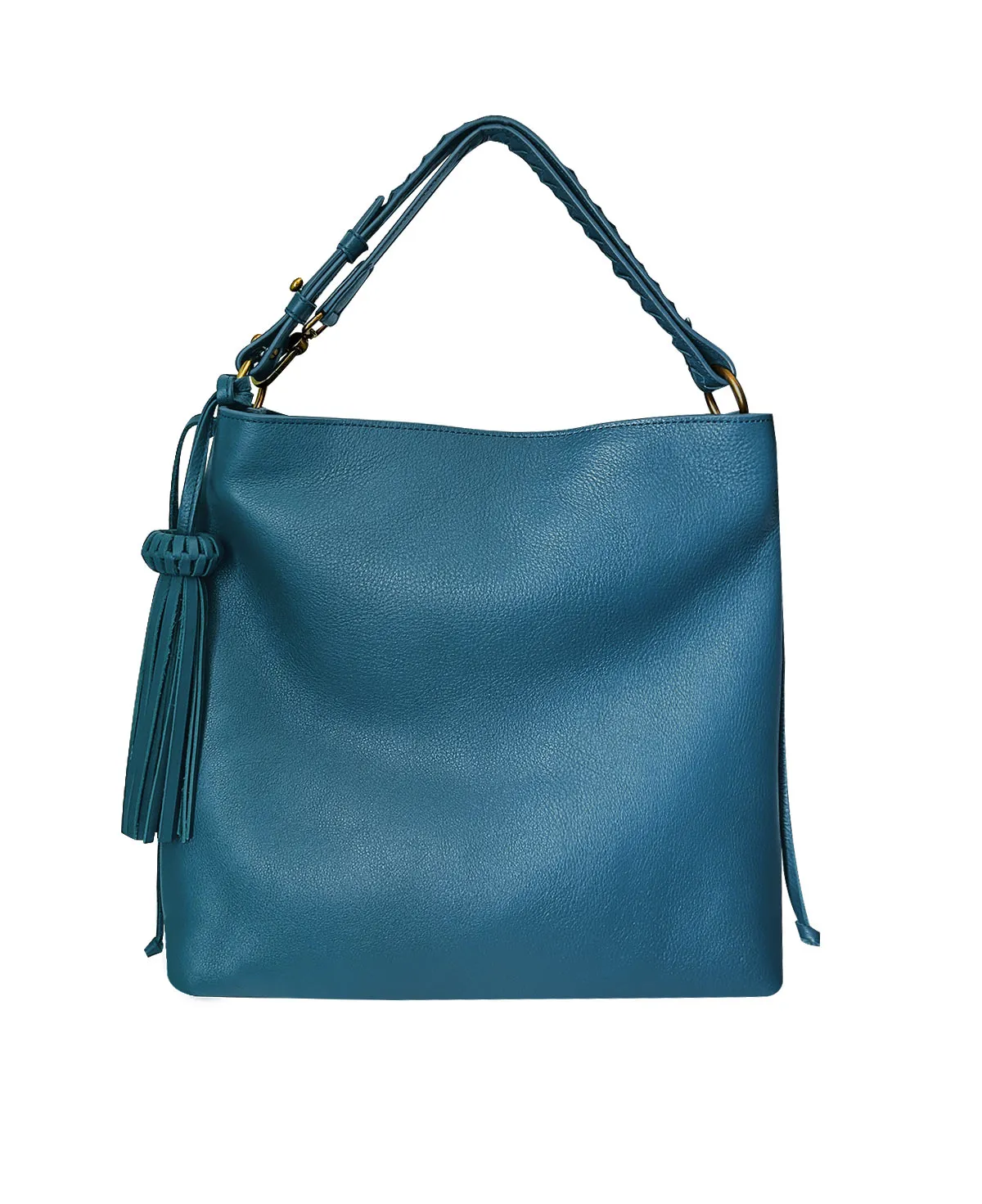 Shoulder Bag Bacalar Blue Leather