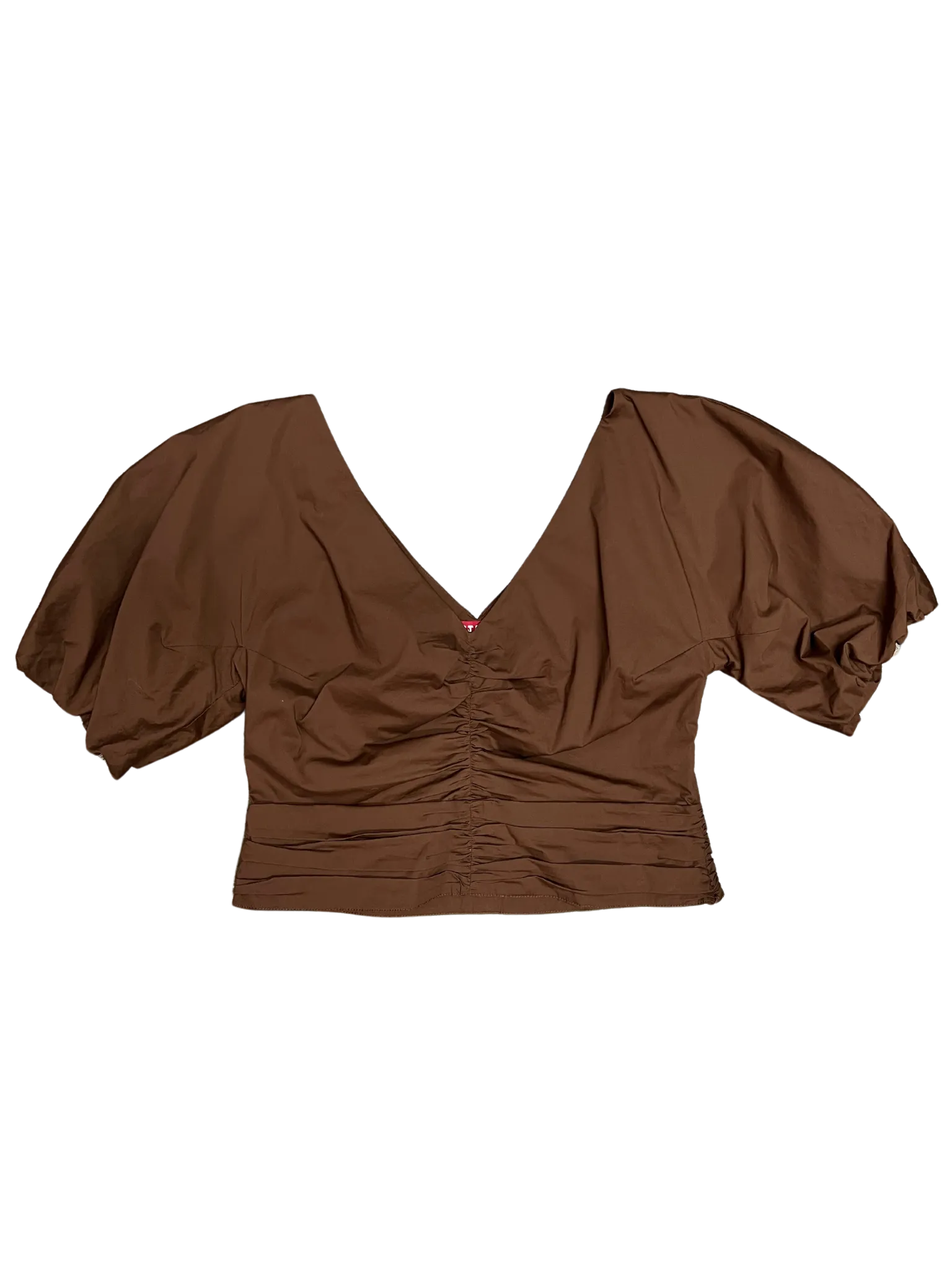 Size 14 - Staud Brown Ruched Top