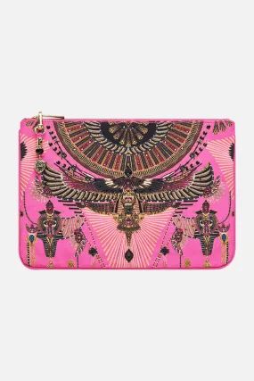 SMALL CANVAS CLUTCH SONG OF THE SCARAB