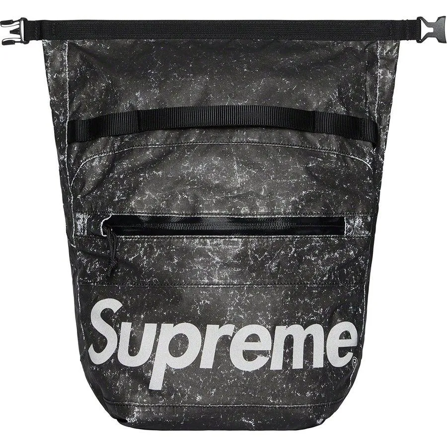 Supreme Waterproof Reflective Speckled Shoulder Bag (Black)