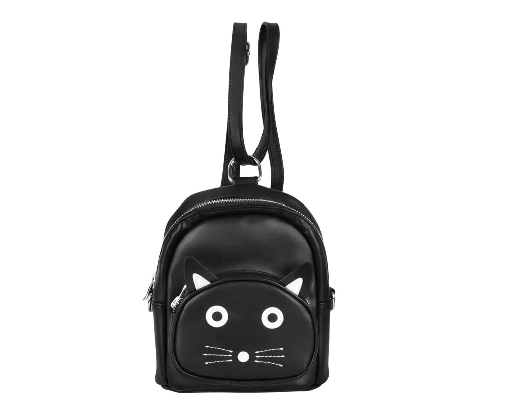 TUKskin Black Kitty MIni Backpack