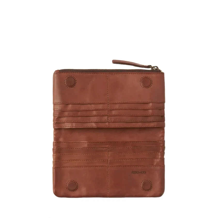 WALLET CAPRI LARGE V2 - COGNAC LEATHER