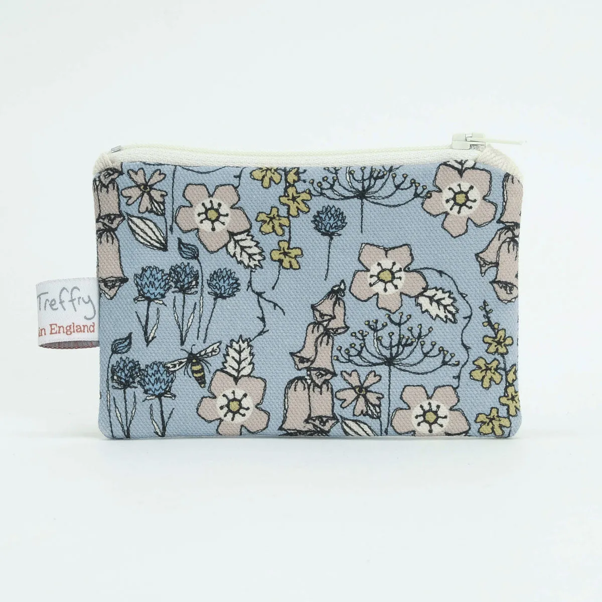 wild flowers small coin purse