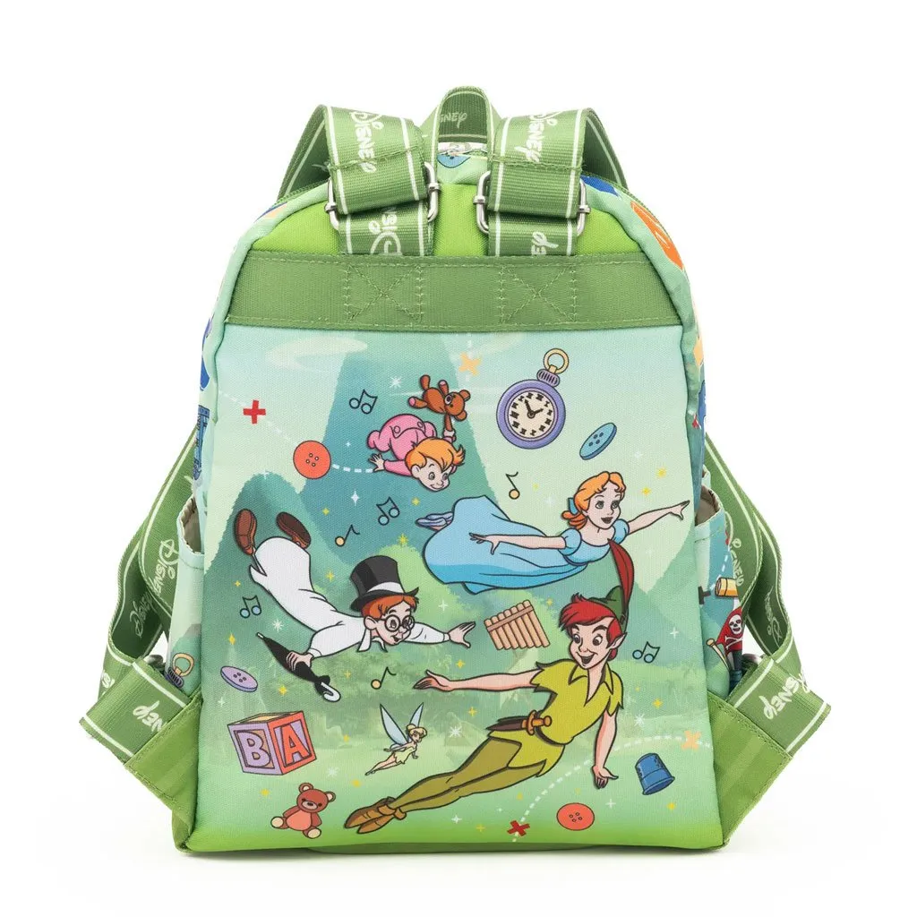 WondaPop Disney Peter Pan Neverland 13 Nylon Mini Backpack