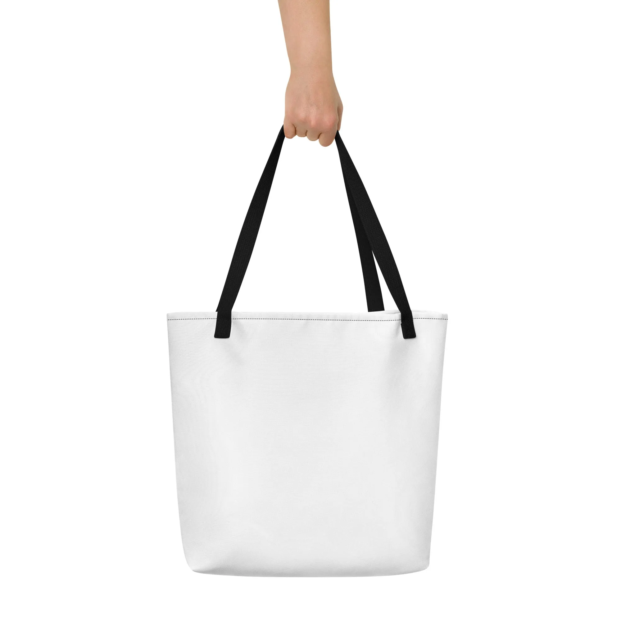 WriteHive Lite Skull Print Tote Bag