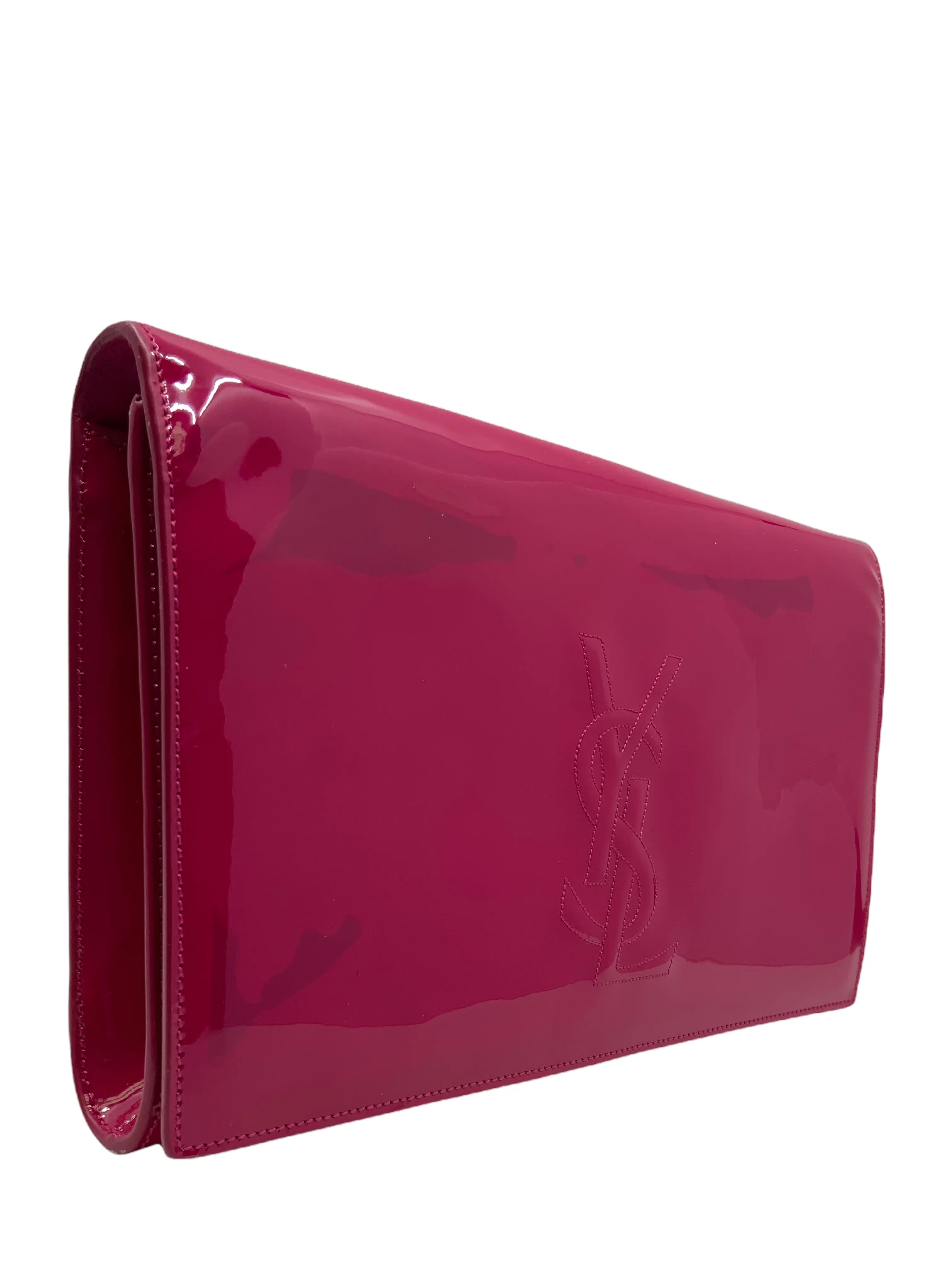 Yves Saint Laurent Belle De Jour Patent Leather Clutch